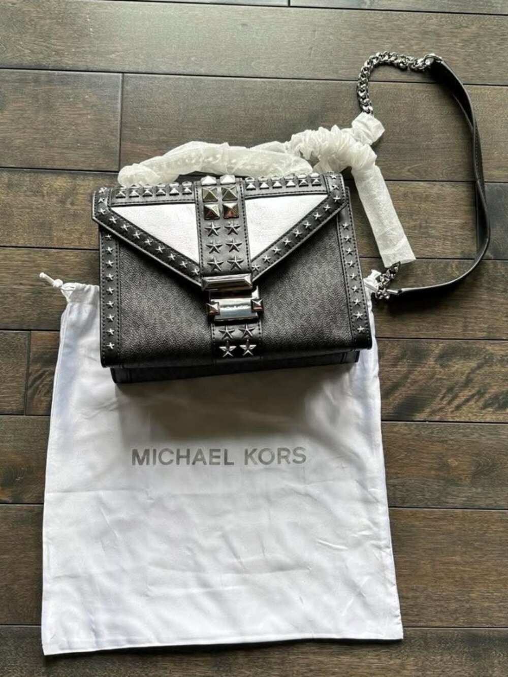 Michael Kors Leather Studded Bag - New with tags